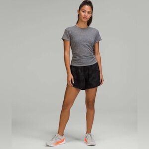 Lululemon Track That Short. 5”. Heritage 365 Camo Deep Coal Multi. Size 10.